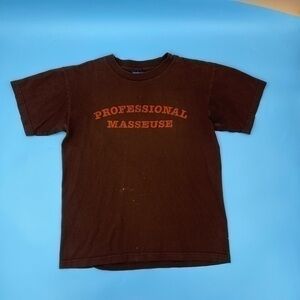 Vintage Professional Masseuse Aeropostale Graphic Tee